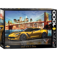 Eurographics - Corvette in Manhattan Puzzle 1000pce