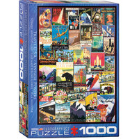 Eurographics - Travel USA Vintage Posters Puzzle 1000pc
