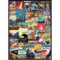 Eurographics - Travel USA Vintage Posters Puzzle 1000pc