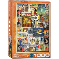 Eurographics - Vintage Bicycle Posters Puzzle1000pc