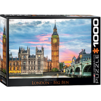 Eurographics - London, Big Ben Puzzle 1000pc
