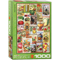 Eurographics - Vegetable Seed Catalogue Covers Puzzle 1000pc