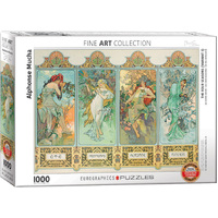 Eurographics - Mucha, The Four Seasons Puzzle 1000pc