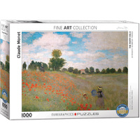 Eurographics - Monet, Poppy Field Puzzle 1000pc