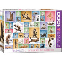 Eurographics - Yoga Cats Puzzle 1000pc