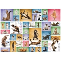 Eurographics - Yoga Cats Puzzle 1000pc