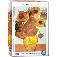 Eurographics - Van Gogh, Twelve Sunflowers Puzzle 1000pc
