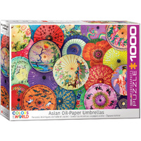 Eurographics -Asian Oil Paper Umbrellas Puzzle 1000pc