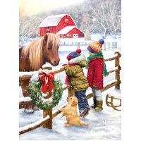 Eurographics - Christmas Pony Puzzle 1000pc