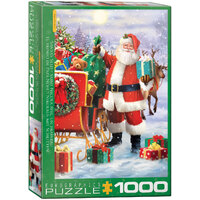 Eurographics - Santa with Sled Puzzle 1000pc