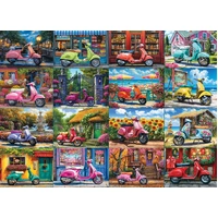 Eurographics - 16 Scooters Puzzle 1000pc