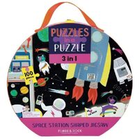 Floss and Rock - Space Station Shaped Puzzle 100pc