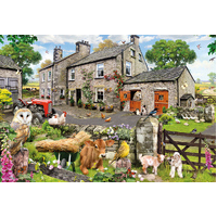 Gibsons - Farmyard Friends Large Piece Puzzle 100pc