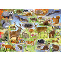 Gibsons - British Wildlife Puzzle 500pc