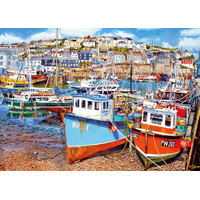 Gibsons - Mevagissey Harbour Large Piece Puzzle 500pc