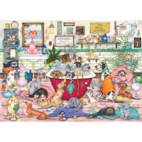 Gibsons - Bert's Bath Night Large Piece Puzzle 500pc