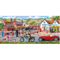 Gibsons - Railroad Crossing Panorama Puzzle 636pc