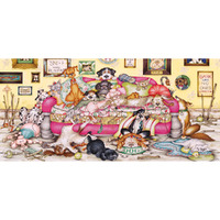 Gibsons - After Walkies Panorama Puzzle 636pc