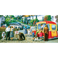 Gibsons - Ice Cream By The River Panorama Puzzle 636pc