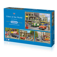 Gibsons - Cities Of The World Puzzle 4 x 500pcs