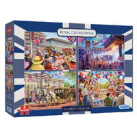 Gibsons - Royal Celebrations Puzzle 4 x 500pc