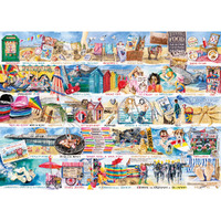 Gibsons - Deckchairs and Donkeys Puzzle 1000pc