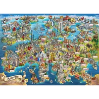 Gibsons - Exploring Europe Puzzle 1000pc