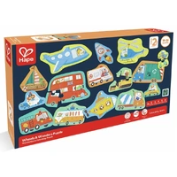 Hape - Wheels & Wonders Puzzle