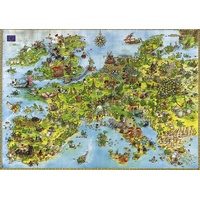 Heye - Degano, United Dragons of Europe Puzzle 4000pc