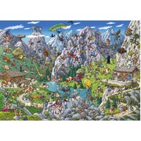 Heye - Tanck, Alpine Fun Puzzle 1000pc