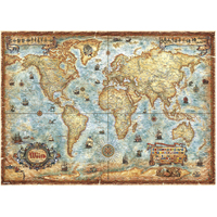 Heye - The World Map Puzzle 2000pc