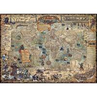 Heye - Map Art, Pirate World Puzzle 2000pc