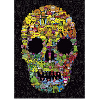 Heye - Burgerman, Doodle Skull Puzzle 1000pc