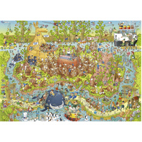 Heye - Funky Zoo - Australian Habitat Puzzle 1000pc