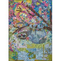 Heye - Quilt Art, Sewn Sloth Puzzle 1000pc