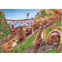 Heye - Wanted, Getaway Car Fred Puzzle 1000pc