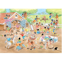 Holdson - Mini Jan Van Haasteren The Riding School Puzzle 100pc