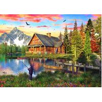 Holdson - Sunsets, The Fishing Cabin Puzzle 1000pc
