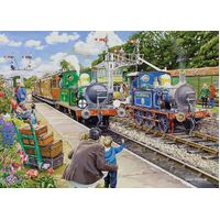 Holdson - At the Station - Horsted Keynes On The Bluebell Railway Large Piece Puzzle 500pc