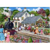 Holdson - English Village - At the Train Station Large Piece Puzzle 500pc