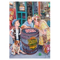 Holdson - What's She Thinking? - Sidewalk Checkers Puzzle 1000pc