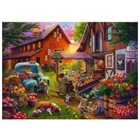 Holdson - Pickups & Produce - Bells Farm Large Piece Puzzle 500pc