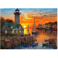 Holdson - Safe Harbour - Setting Sail at Sunset Puzzle 1000pc
