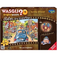 Holdson - WASGIJ? 1 Retro Sunday Drivers! Large Piece Puzzle 500pc