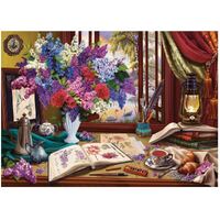 Holdson - Window Wonderland - Lilacs & Swans Puzzle 1000pc