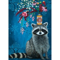 Holdson - Wild Art, Trash Panda Large Piece Puzzle 500pc