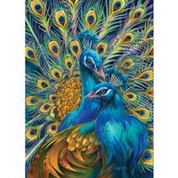 Holdson - Two's Company - Blue Rhapsody Peacock Puzzle 1000pc