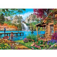 Holdson - Waters Edge Crystal Water Cabin Puzzle 1000pc