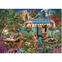 Holdson - Must Love Dogs Camper Canines Large Piece Puzzle 500pc