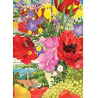 Holdson - Floral Fiesta - Poppy Paradise Puzzle 1000pc
